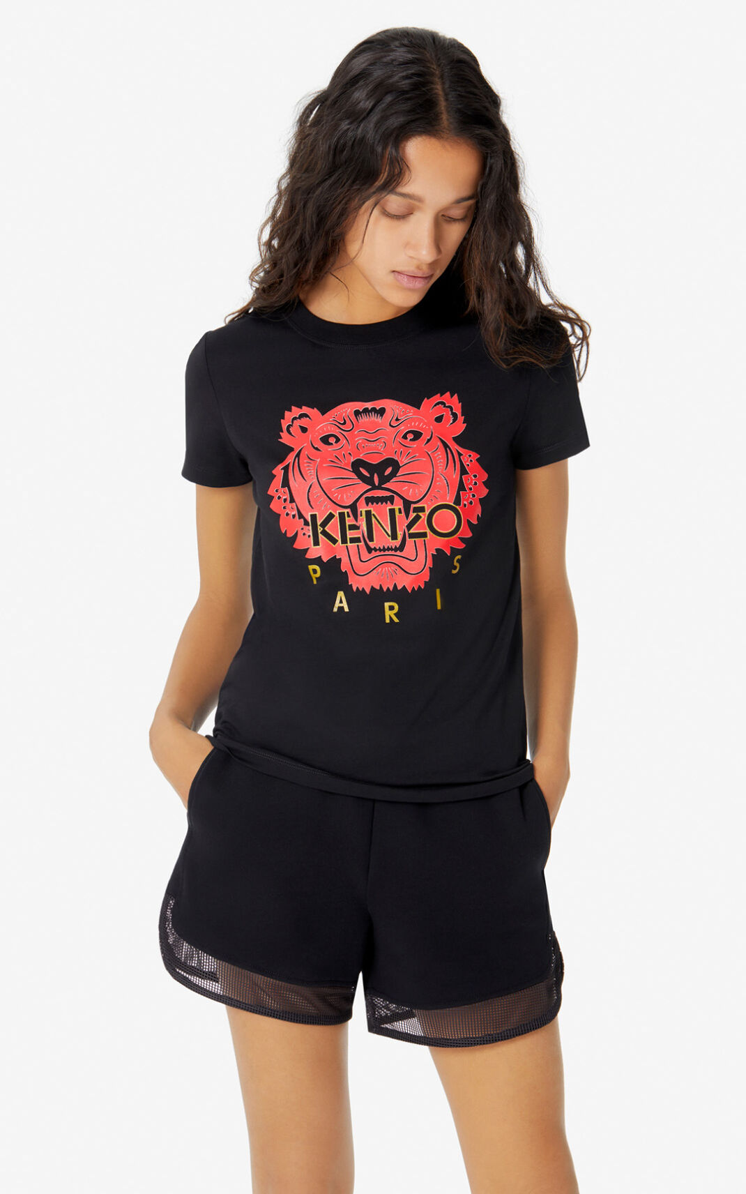 Kenzo Tiger T Shirt Dam | 12367-AKHI